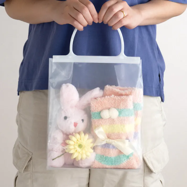 ヘッズ 袋-PE-ハンドル付 W220×D120×H250mm 20枚 HEADS M-MC1B