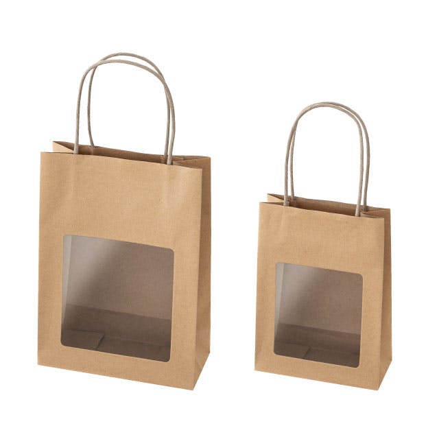 ヘッズ 袋－紙－ハンドル付 W130×D60×H180mm 20枚 HEADS SIQ-3WP