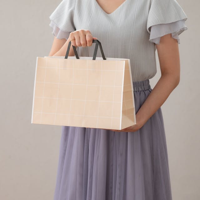 ヘッズ 袋－紙－ハンドル付 W320×D115×H215mm 50枚 HEADS SSQ-2PH