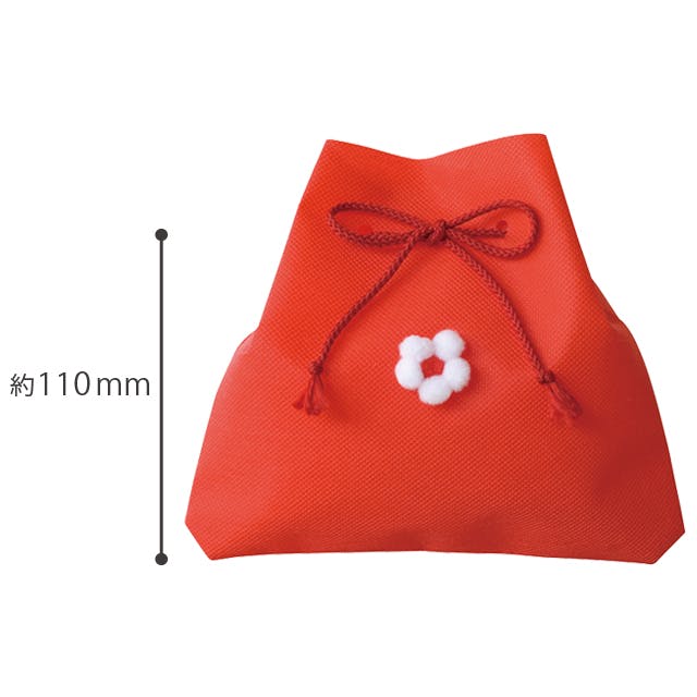 ヘッズ 袋－不織布－巾着 W190×H165mm 10枚 HEADS WOR-BS | 文房具