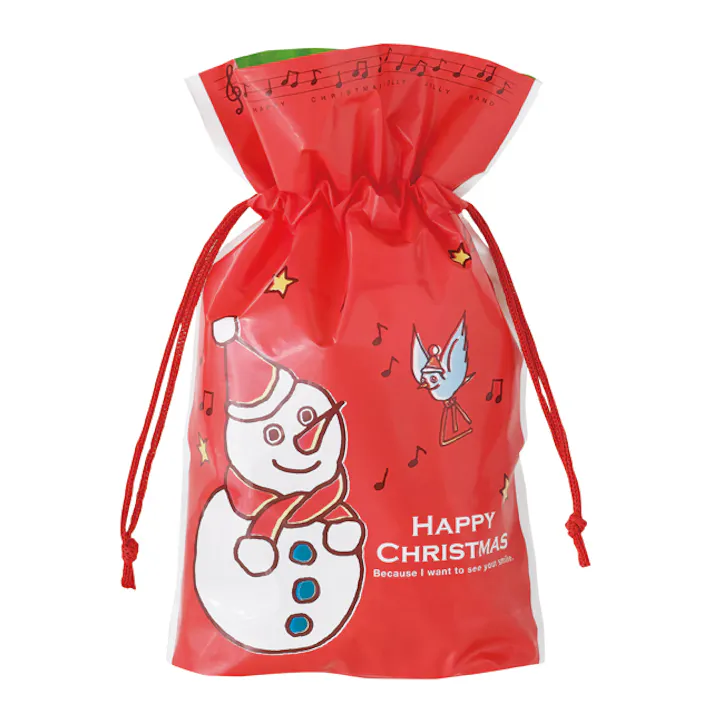 ヘッズ 袋-PE-巾着 W160×D50×H250mm 20枚 HEADS XJB-4NS