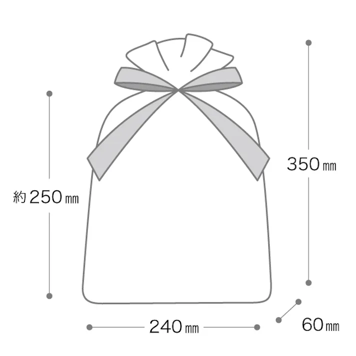 ヘッズ 袋-PP-その他 W240×D60×H350mm 20枚 HEADS XPL-RBS