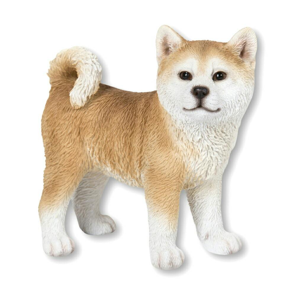 Woobia ウービア 【右向き立つ秋田犬（小）】 (幅13.2cm×奥行6.5