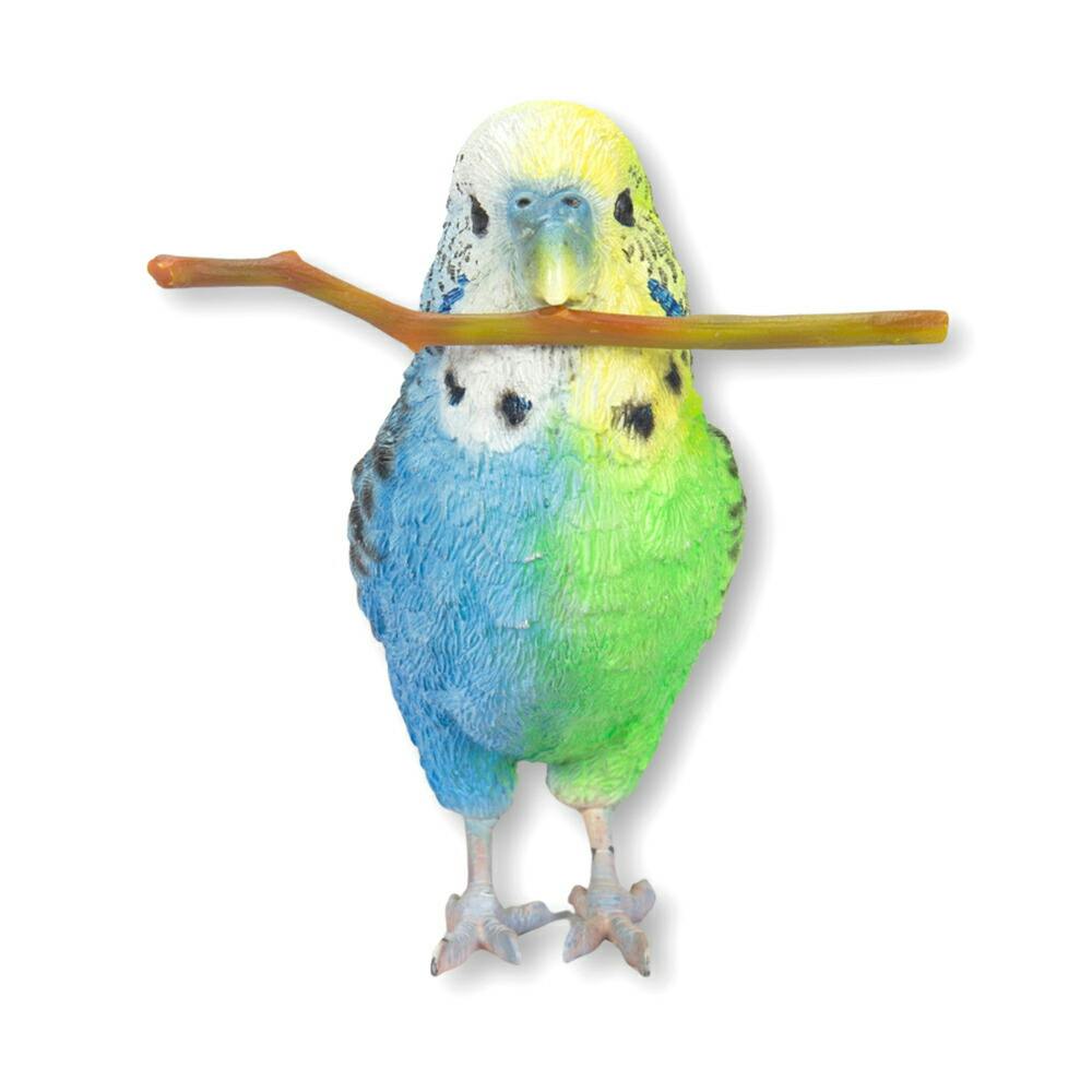Woobia（ウービア）】【青緑セキセイインコ】 (幅14.2cm×奥行4.2