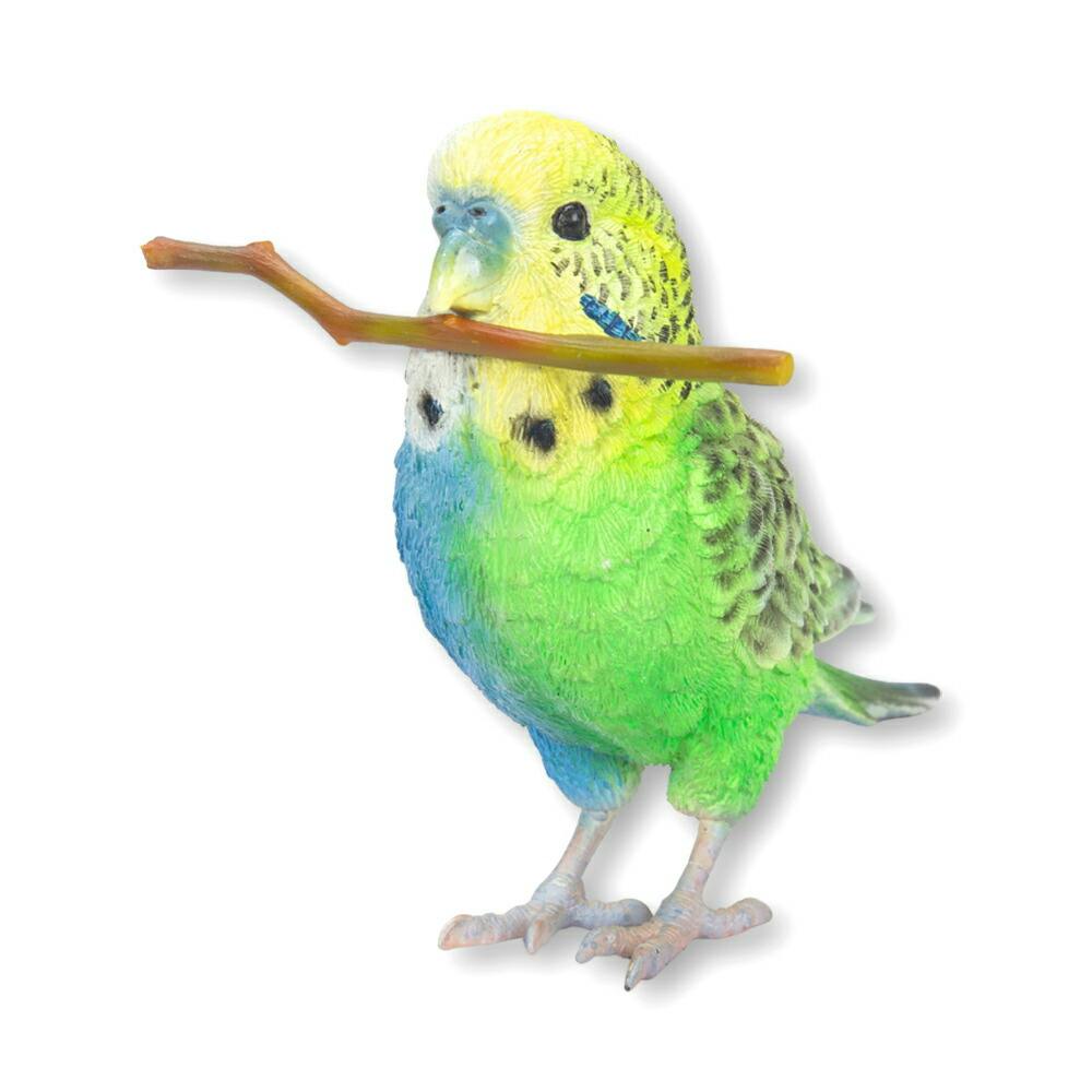 Woobia ウービア 【青緑セキセイインコ】 (幅14.2cm×奥行4.2cm