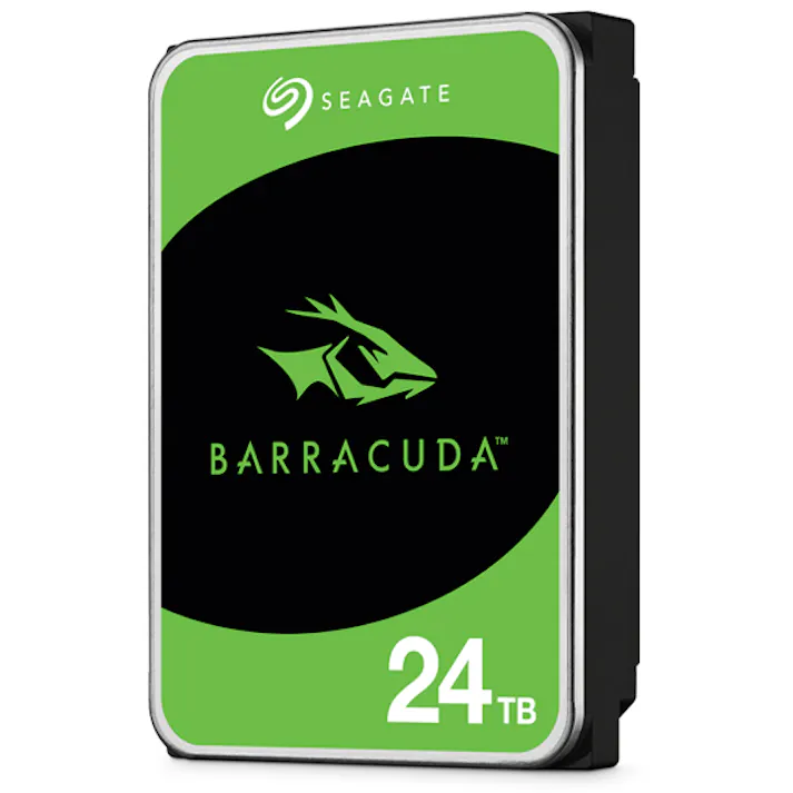 Seagate BarraCuda 3.5 24TB 内蔵HDD メーカー2年保証 SATA 6.0Gb/s 512MB 目安在庫=△