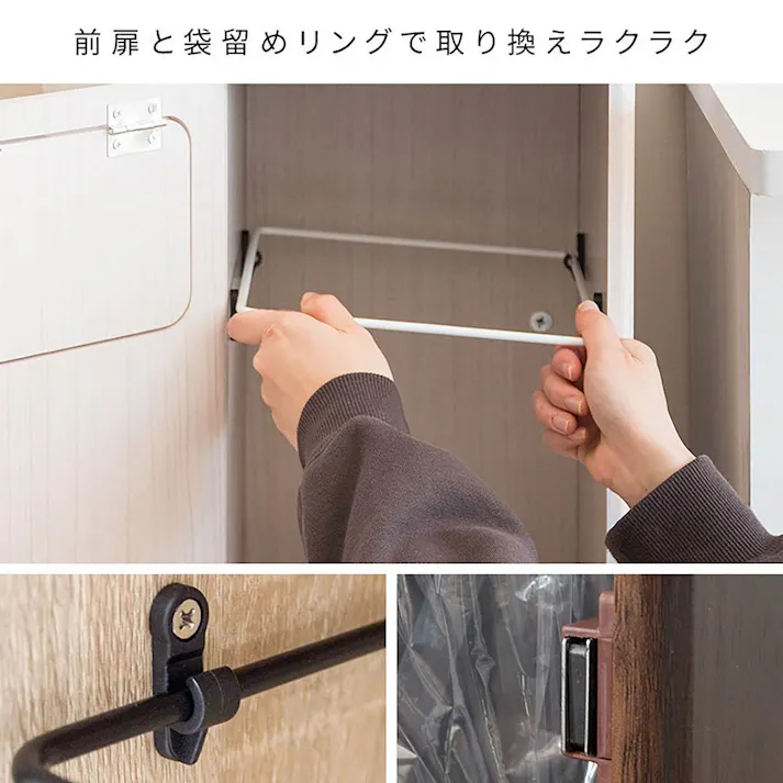 宮武製作所 MIYATAKE 2段プッシュダストボックス Empro(エンプロー)大理石ホワイト