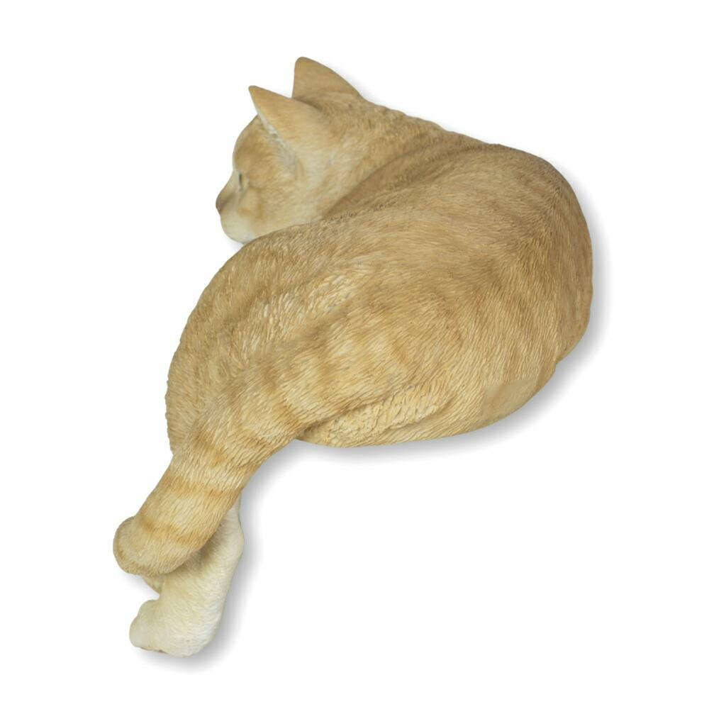 Woobia ウービア 【横たわるダークビスケット猫】 (幅33.5cm