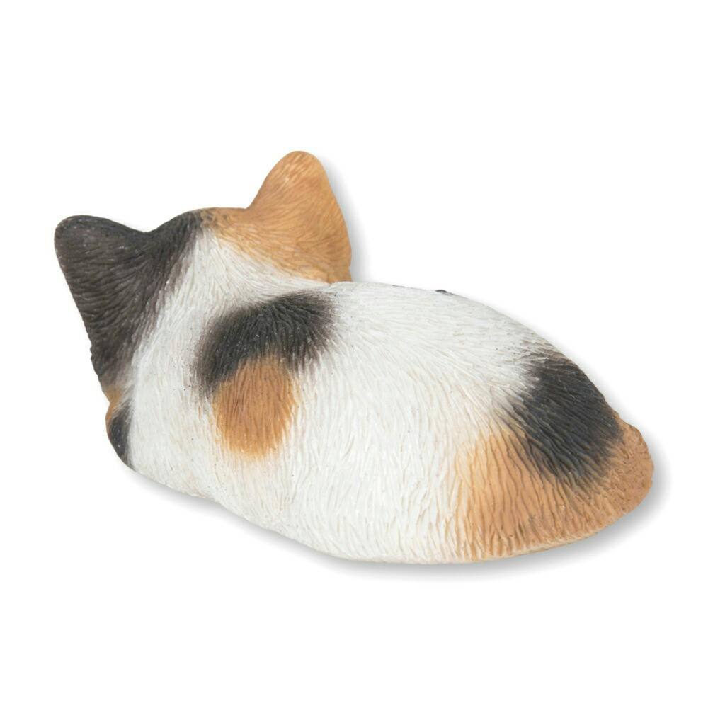 Woobia ウービア 【うつぶせ三毛猫】 (幅8.2cm×奥行5.2cm×高さ
