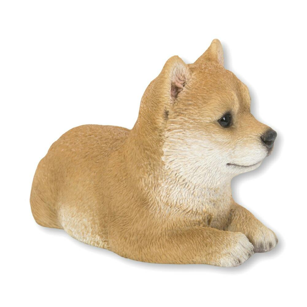 リラックスしている犬 Woobia ウービア 【リラックス子柴犬】 (幅11.5cm×奥行6.5cm×高