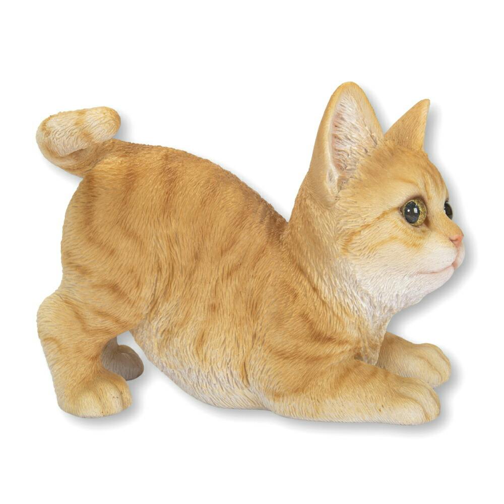 Woobia ウービア 【遊ぶ茶トラ猫】 (幅18.7cm×奥行8.5cm×高さ
