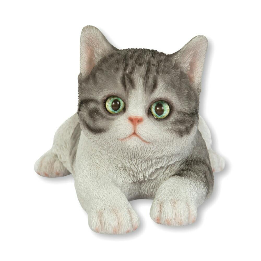 一閑張り　一閑張りバック　白猫　 昼寝猫　猫沢山　素敵 Woobia ウービア 【リラックスサバトラ白猫】 (幅24.5cm×奥行