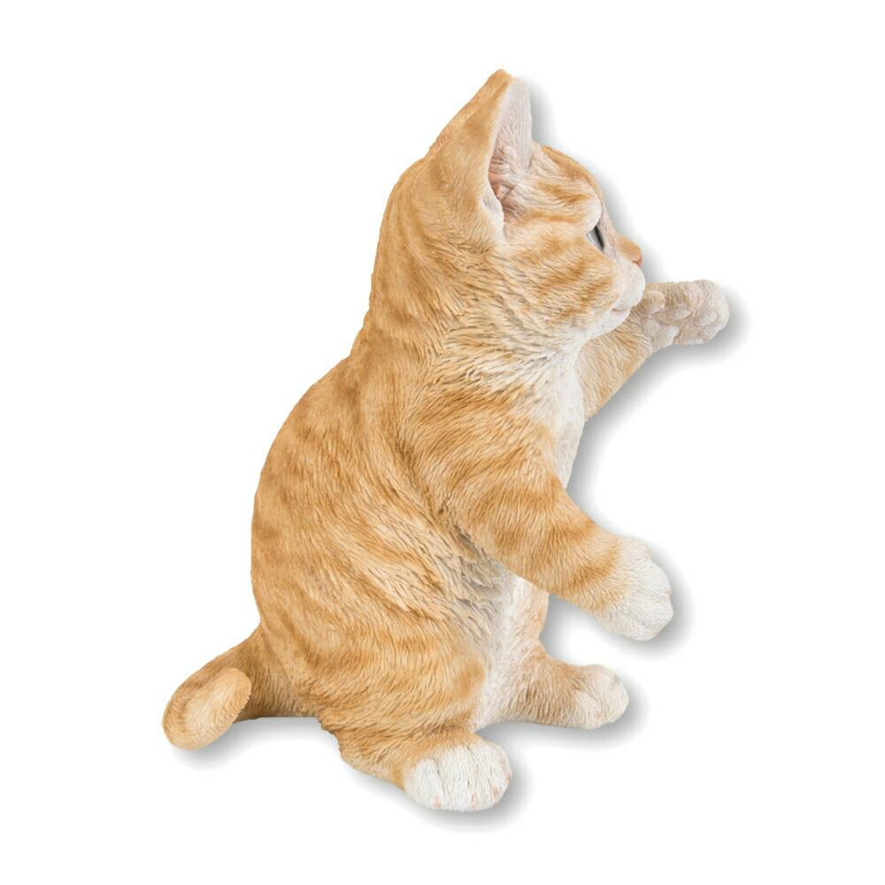 Woobia ウービア 【立つ茶トラ猫】 (幅16.5cm×奥行11.8cm×高さ