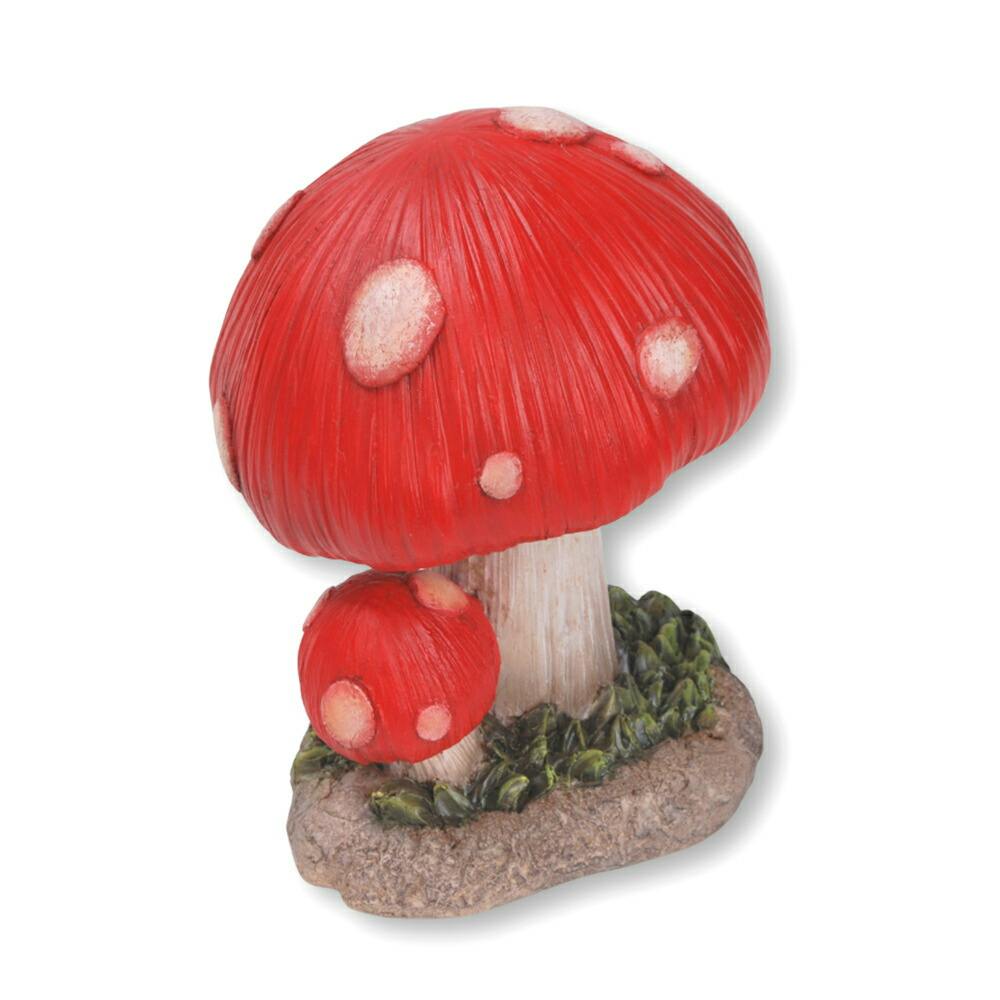 きのこです Woobia ウービア 【ダブルキノコ（レッド）】 (幅11.5cm×奥行