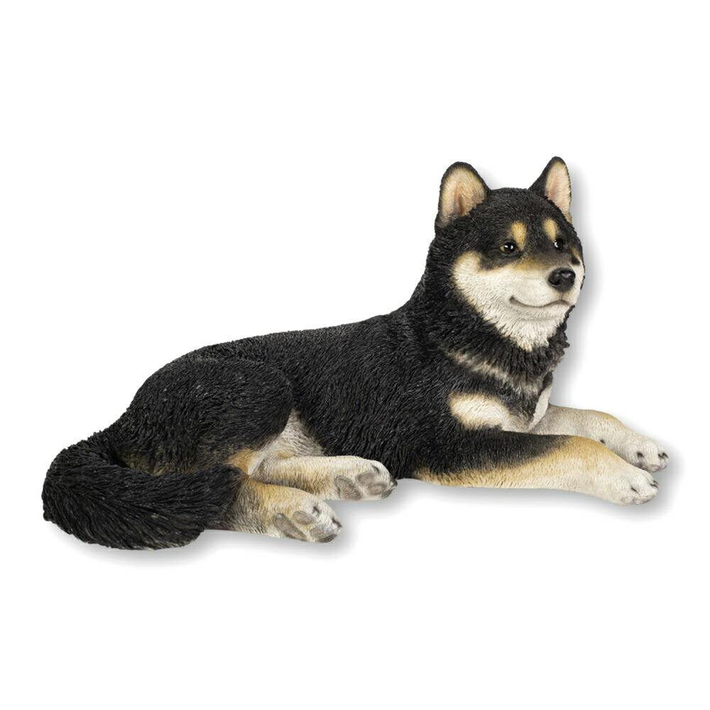 Woobia ウービア 【リラックス黒柴犬（中）】 (幅56cm×奥行33.5