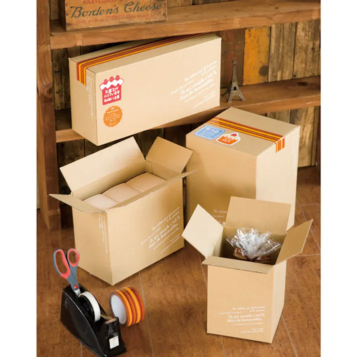 ヘッズ BOX-紙-カートン W444×D134×H221mm 10枚 HEADS BKF-CT3