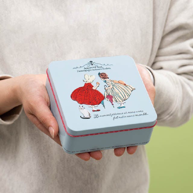 ヘッズ BOX－缶 W127×D127×H50mm 10個 HEADS CHRK-CAN1 | 文房具