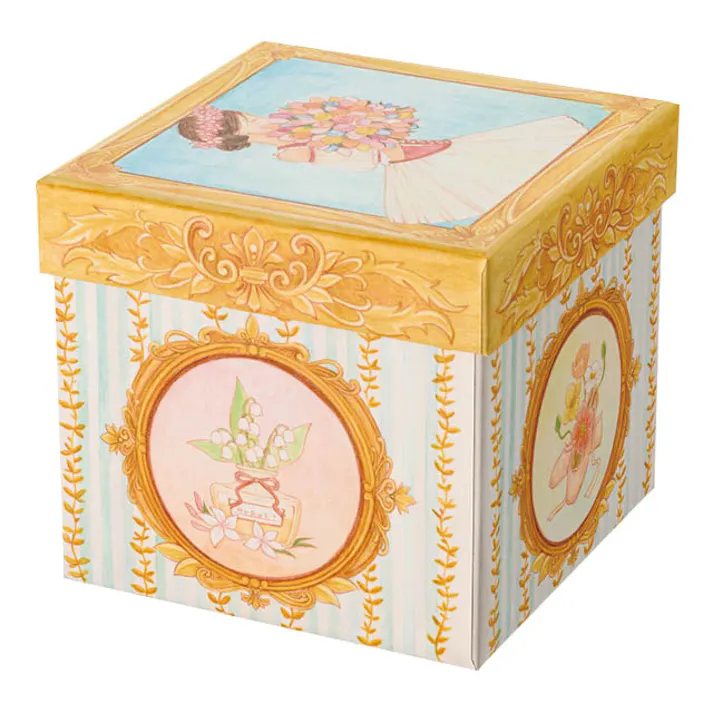 ヘッズ BOX-紙 W108×D108×H100mm 6個 HEADS FRS-COB2