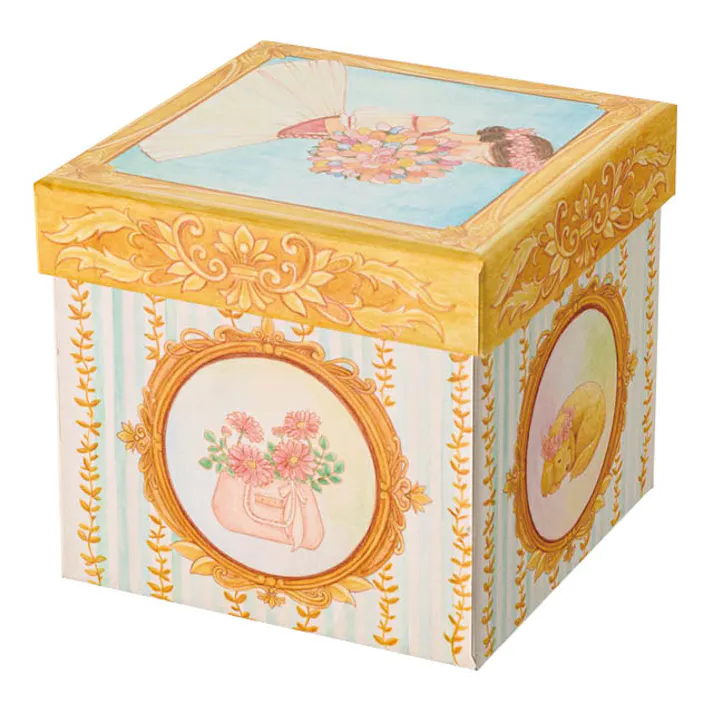 ヘッズ BOX-紙 W108×D108×H100mm 6個 HEADS FRS-COB2