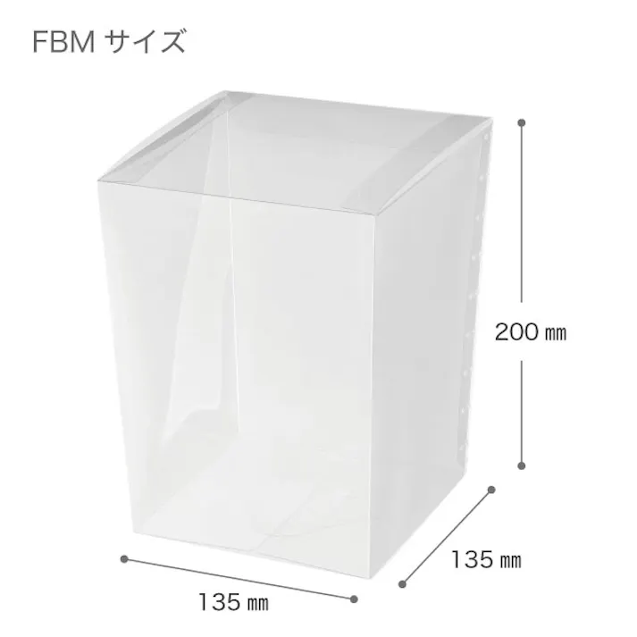 ヘッズ BOX-PET W150(135)×D150(135)×H200mm 10枚 HEADS M-FBM