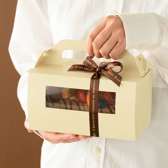 ヘッズ BOX－紙－食品対応 本体:W200×D105×H110mm ﾄﾚｰ:W267(165