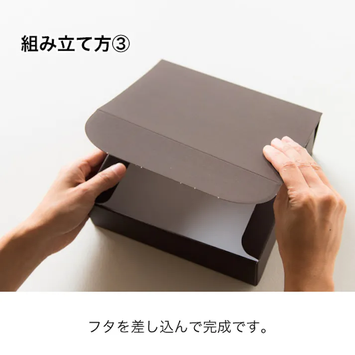 ヘッズ BOX-紙 W240×D195×H60mm 20枚 HEADS MOW-GSS