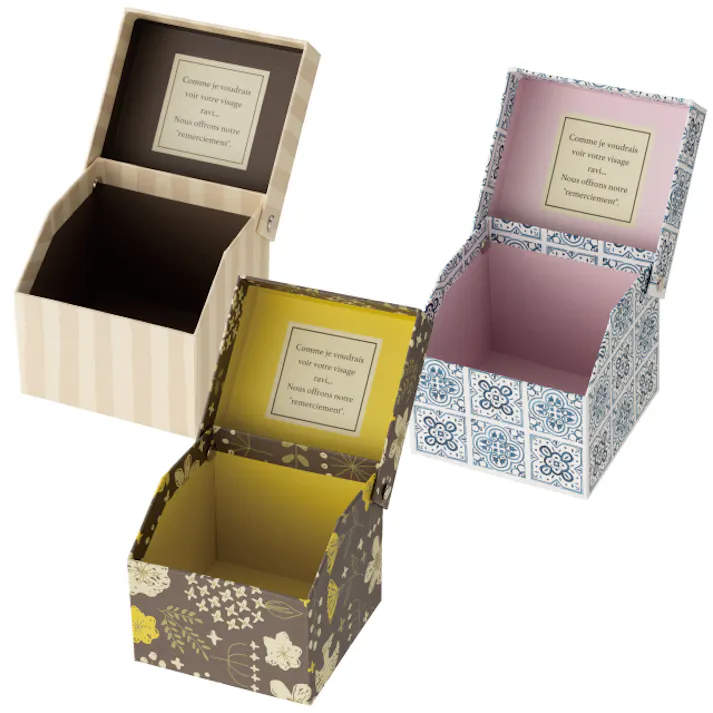 ヘッズ BOX-紙 W103×D103×H90mm 6個 HEADS MRO-HBS