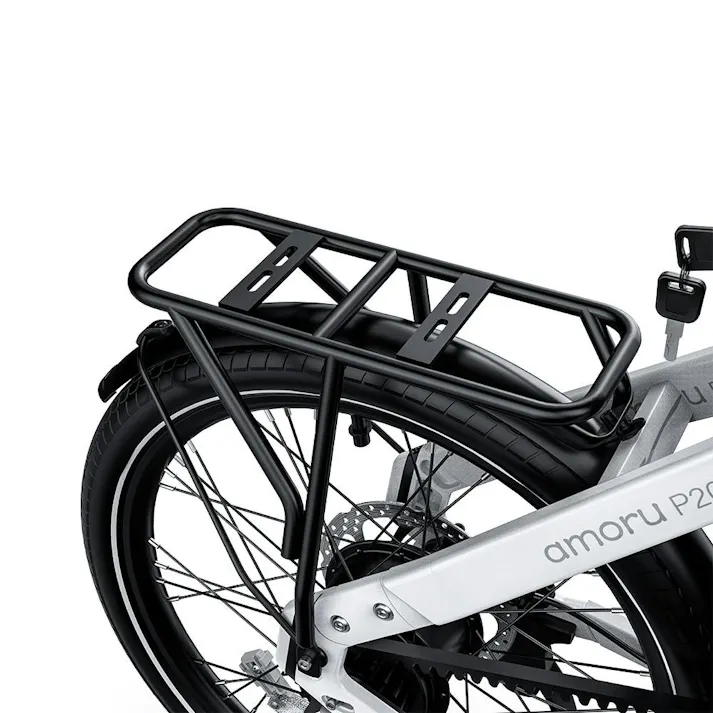 【セール10,000円OFF】AINOHOT amoru P20 電動アシスト自転車【型式認定済】ベルトドライブ、低騒音モーター、軽量、折り畳み式 最大走行距離100KM、着脱式バッテリー、IPX5、色:パールホワイト ※表示価格は値引き後の価格です