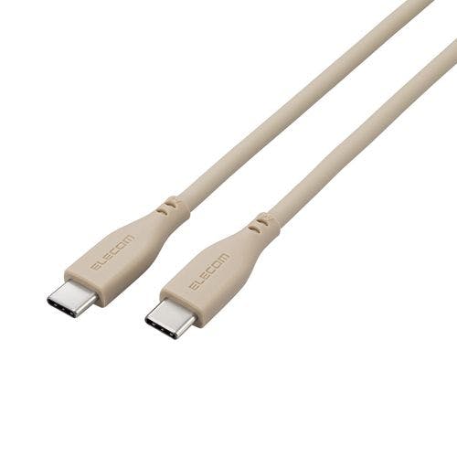 USB-C ケーブル USB Type C to Type C 1m PD 60W シリコン素材 グレージュ MPA-CCSS10 メーカー在庫品 パソコン・周辺機器 USB-C ケーブル USB Type C to Type C 1m PD 60W シリコン素材 グレージュ MPA-CCSS10 メーカー在庫品 パソコン・周辺機器