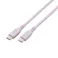 エレコム USB-C ケーブル USB Type C to Type C 1m PD 60W シリコン素材 ラ