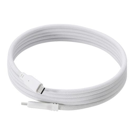 USB-C ケーブル (TypeC to C) 2m PD 100W 断線シニクイ ナイロンメッシュ マグネット内蔵 データ転送 ホワイト メーカー在庫品 パソコン・周辺機器 USB-C ケーブル (TypeC to C) 2m PD 100W 断線シニクイ ナイロンメッシュ マグネット内蔵 データ転送 ホワイト メーカー在庫品 パソコン・周辺機器