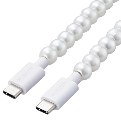 USB-C ケーブル ( TypeC to C ) PD 60W コードジュエリー パール メーカー在庫品 スマートフォンアクセサリ USB-C ケーブル ( TypeC to C ) PD 60W コードジュエリー パール メーカー在庫品 スマートフォンアクセサリ