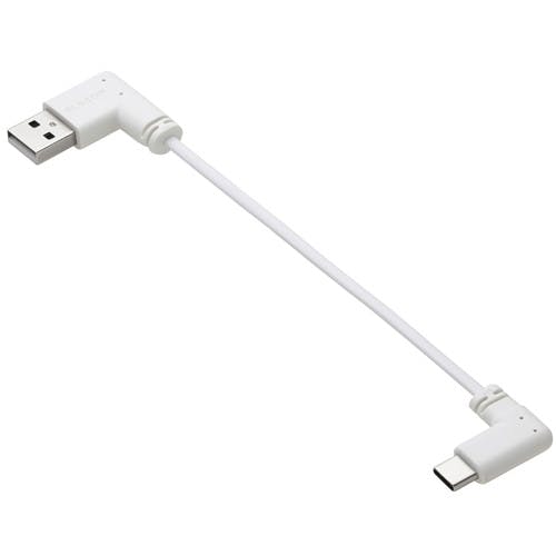 モバイルバッテリー用ケーブル USB-A - USB Type-C(TM) 充電専用 ホワイト スマートフォンアクセサリ モバイルバッテリー用ケーブル USB-A - USB Type-C(TM) 充電専用 ホワイト スマートフォンアクセサリ