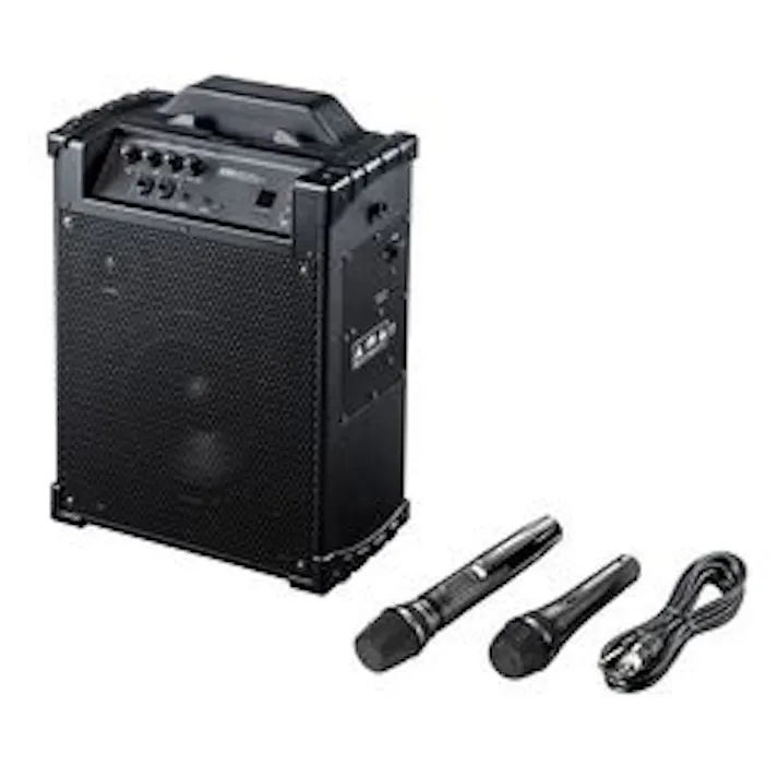 ワイヤレスマイク付き拡声器スピーカー 目安在庫=△