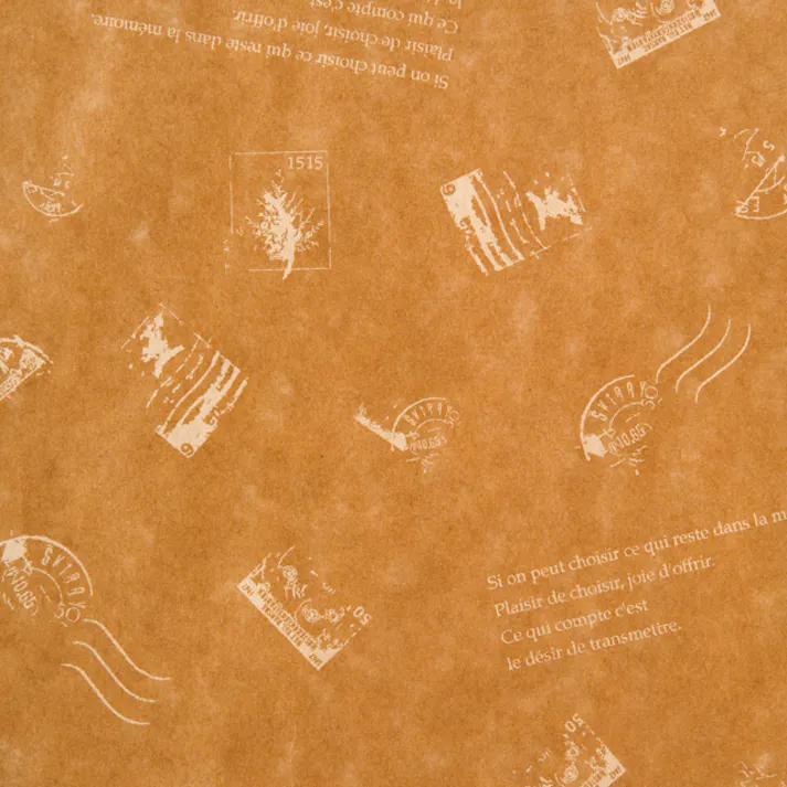 ヘッズ 包-紙-半裁 W750×H525mm アンティークグリーン包装紙-1(50枚) HEADS AQG-1W