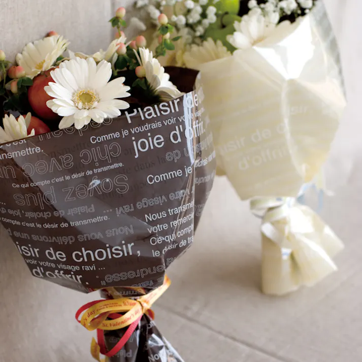 ヘッズ 包-PP-ロール W700mm×20m巻 OPPロール/カフェオレ-1(1巻(20m)) HEADS CAF-RO1