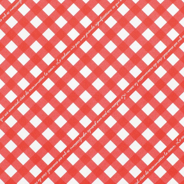 ヘッズ 包－紙－半裁 W750×H525mm チェック包装紙-1(50枚) HEADS CHE-1W