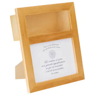 ヘッズ トレイ・カゴ-木 外寸:W160×D60×H190mm カンパーニュウッドフレーム-1/ナチュラル(6個) HEADS CNN-WFR1