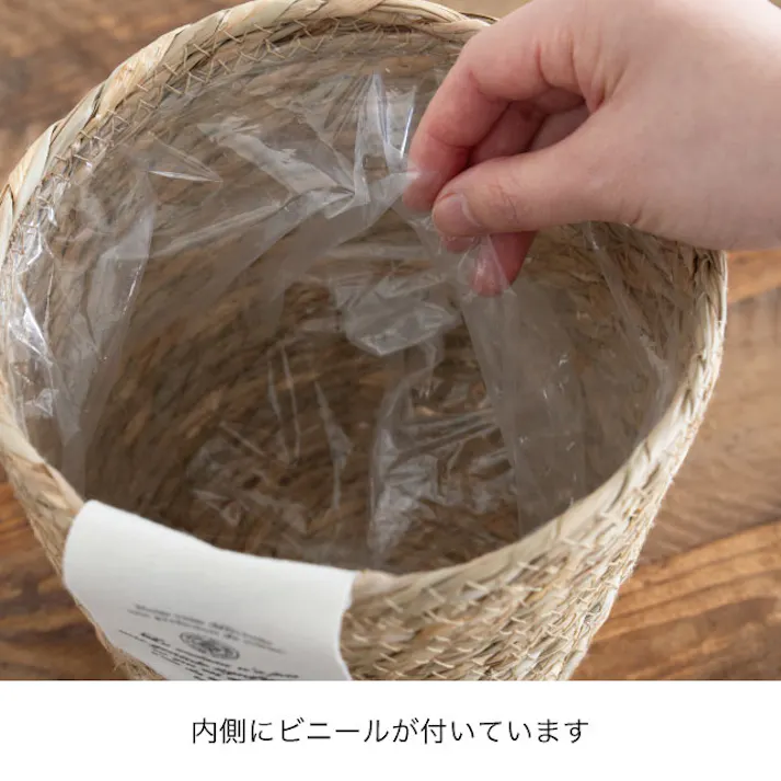 ヘッズ トレイ・カゴ-自然素材 直径160(110)×H130mm カンパーニュラッシュラウンドバスケット-M(6個) HEADS CN-RMB