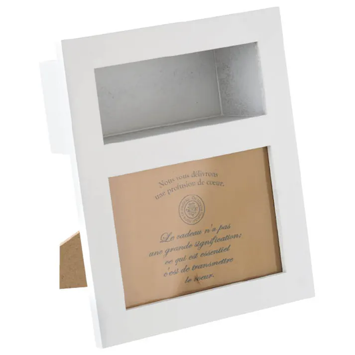 ヘッズ トレイ・カゴ-木 W160×D60×H190mm カンパーニュウッドフレーム-1/ホワイト(6個) HEADS CNW-WFR1