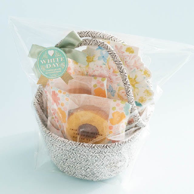 布バスケット ヘッズ トレイ・カゴ－布 直径170(120)×H90mm コットンロープ