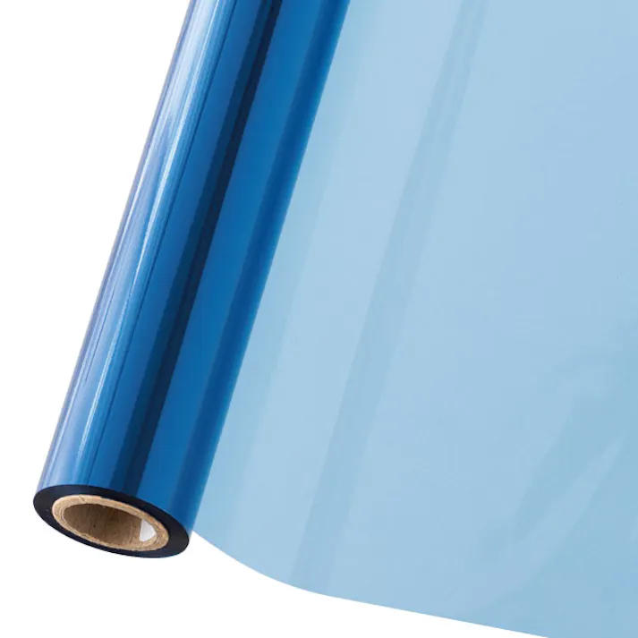 ヘッズ 包-PP-ロール W500mm×20m巻 クリアカラーOPPロール-3/ブルー(1巻) HEADS CRC-RO3