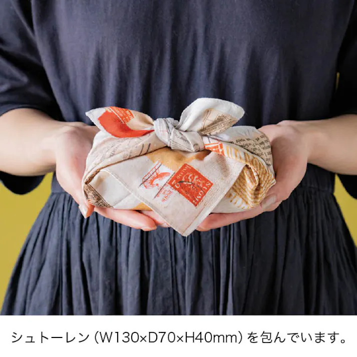 ヘッズ 包-その他 W400×H400mm コットン風呂敷-3/コラージュ(10枚) HEADS CTN-FUR3