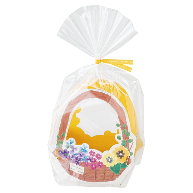 ヘッズ トレイ・カゴ－紙 W138×D83×H153mm クレヨンフラワーワンタッチトレイ-3［FSC認証］(10枚) HEADS CYF-OT3