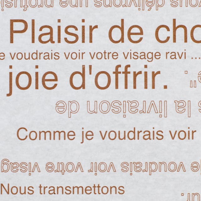 ヘッズ 包－紙－薄葉紙 W700×H500mm デザインラッピングペーパー-カフェオレ［薄葉紙］(100枚) HEADS DWP-CAF