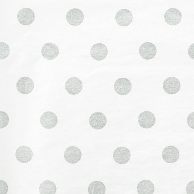 ヘッズ 包－紙－薄葉紙 W700×H500mm デザインラッピングペーパー-ドットシルバー ［薄葉紙］(100枚) HEADS DWP-DSL
