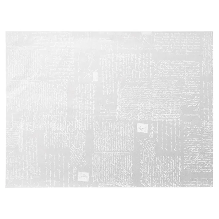 ヘッズ 包-紙-食品対応 W400×H300mm デザインワックスペーパーシート-4/レットル(100枚) HEADS DWX-LTL4