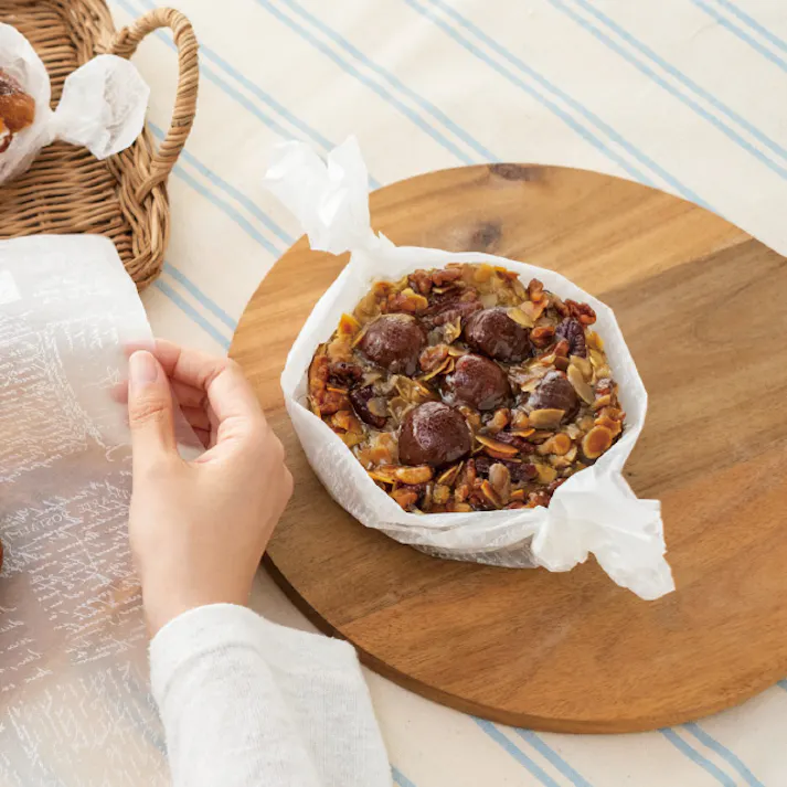 ヘッズ 包-紙-食品対応 W400×H300mm デザインワックスペーパーシート-4/レットル(100枚) HEADS DWX-LTL4