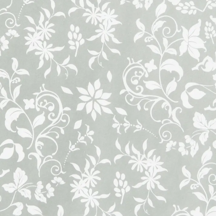 ヘッズ 包-紙-全紙 W1050×H750mm エレガントフラワー包装紙/グレー-1(全紙)(50枚) HEADS ELF-1WZ