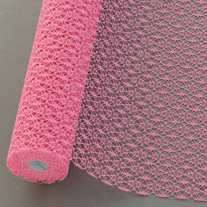 ヘッズ 包-不織布-ロール W700mm×10m巻 ファブリックレースロール-4/ピンク(1巻(10m)) HEADS FAL-RO4